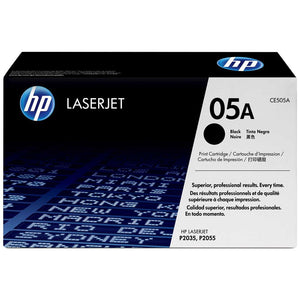 HP 05A Noir (CE505A) - Toner HP LaserJet d'origine - Consommables