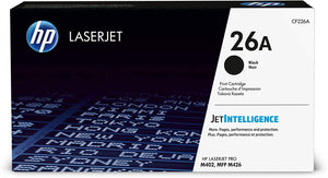 HP 26A Noir (CF226A) - Toner HP LaserJet d'origine - Consommables