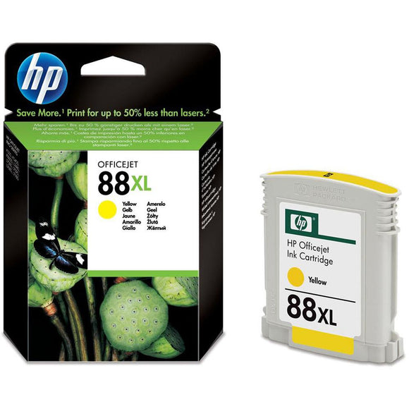 HP 88 Jaune - Cartouche d'encre HP d'origine - Consommables