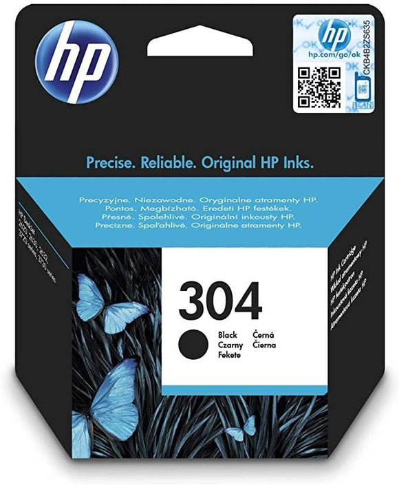 HP 304 NOIR - CARTOUCHE D'ENCRE HP D'ORIGINE - Consommables