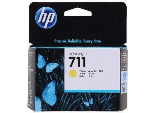 HP 711 Jaune - Pack de 3 Cartouches d'encre HP d'origine - Consommables