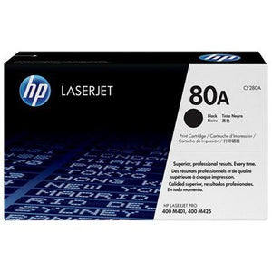 HP 80A Noir (CF280A) - Toner HP LaserJet d'origine - Consommables