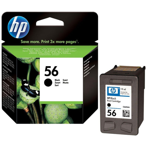 HP 56 Noir - Cartouche d'encre HP d'origine - Consommables