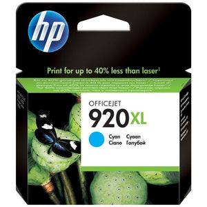 HP 920XL Cyan - Cartouche d'encre grande capacité HP d'origine - Consommables