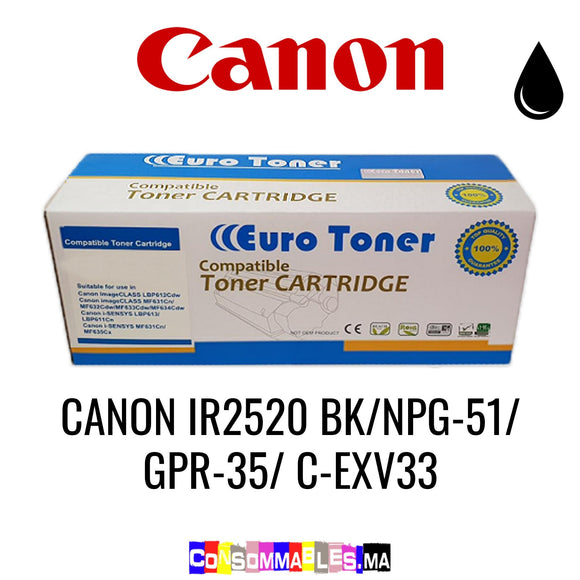 Canon IR2520 BK/NPG-51/ GPR-35/ C-EXV33 Noir