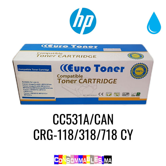 HP CC531A/CAN CRG-118/318/718 CY Cyan