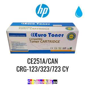 HP CE251A/CAN CRG-123/323/723 CY Cyan