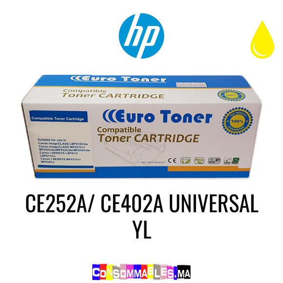 HP CE252A/ CE402A Universal YL Jaune