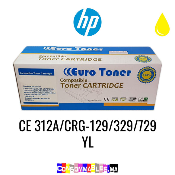 HP CE 312A/CRG-129/329/729 YL Jaune