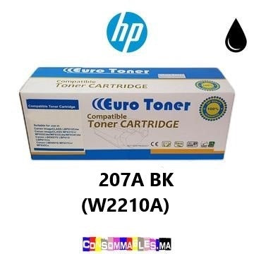 HP 207A Black W2210A  avec puce