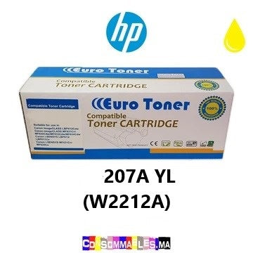 HP 207A Yellow W2212A avec puce