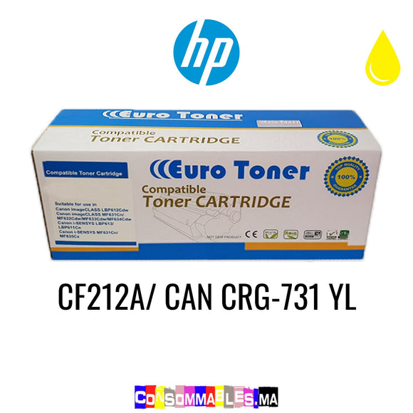HP CF212A/ CAN CRG-731 YL Jaune