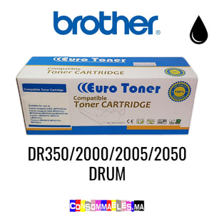 Brother DR350/2000/2005/2050 DRUM Noir