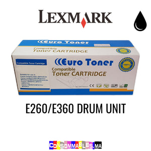 Lexmark E260/E360 DRUM UNIT Noir