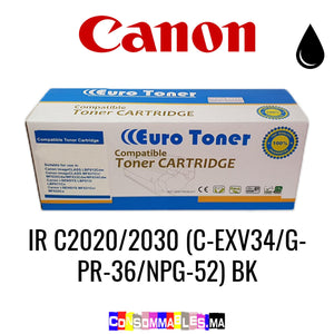Canon IR C2020/2030 (C-EXV34/GPR-36/NPG-52) BK Noir