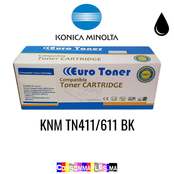 Konica Minolta KNM TN411/611 BK Noir