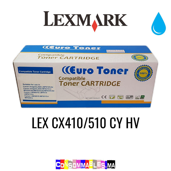 Lexmark LEX CX410/510 CY HV Cyan