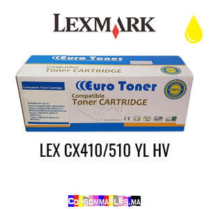 Lexmark LEX CX410/510 YL HV Jaune