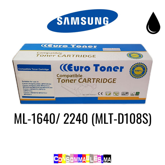 Samsung ML-1640/ 2240 (MLT-D108S) Noir