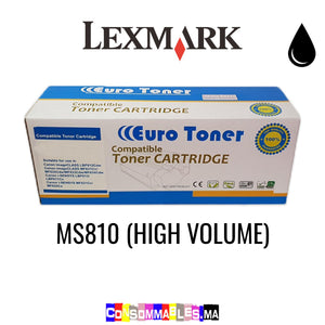 Lexmark MS810 (High Volume) Noir
