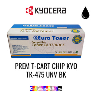 Kyocera PREM T-CART CHIP KYO TK-475 UNV BK Noir