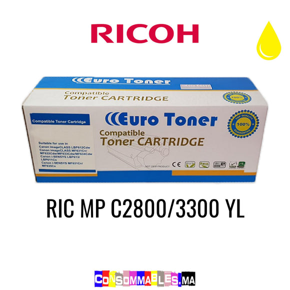 Ricoh RIC MP C2800/3300 YL Jaune