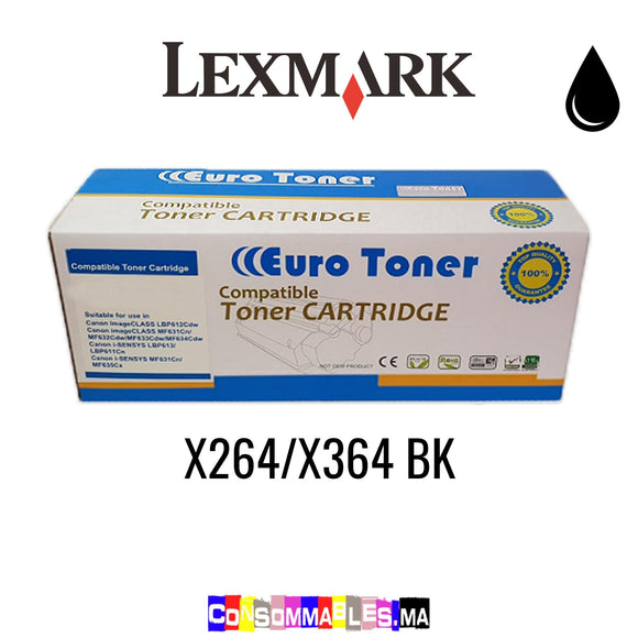 Lexmark X264/X364 BK Noir