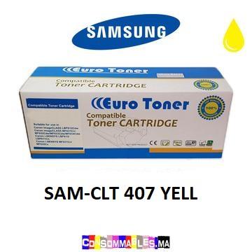 Toner Compatible Samsung CLT 407 YELLOW - Consommables