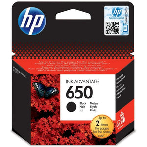 HP 650 Noir - Cartouche d'encre HP d'origine - Consommables