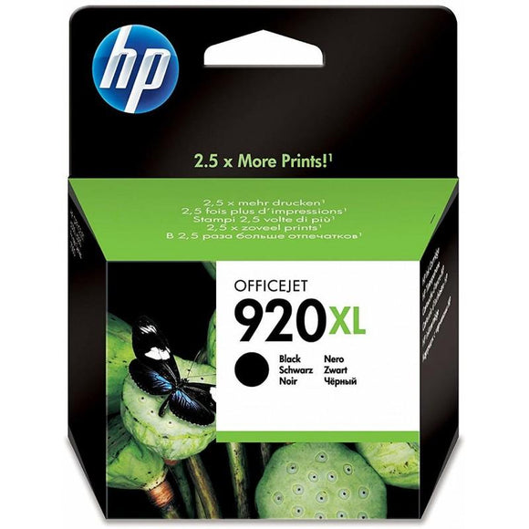 HP 920XL Noir - Cartouche d'encre grande capacité HP d'origine - Consommables