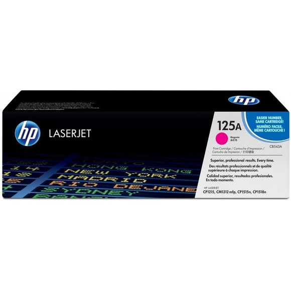 HP 125A Magenta (CB543A) - Toner HP LaserJet d'origine - Consommables