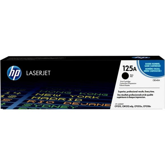 HP 125A Noir (CB540A) - Toner HP LaserJet d'origine - Consommables