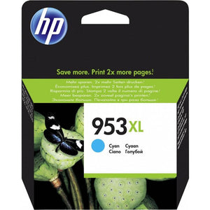 HP 953XL Cyan - Cartouche d'encre grande capacité HP d'origine - Consommables